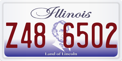 IL license plate Z486502