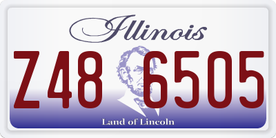IL license plate Z486505