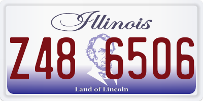 IL license plate Z486506