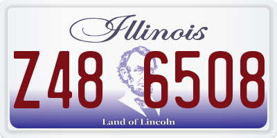 IL license plate Z486508