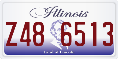 IL license plate Z486513