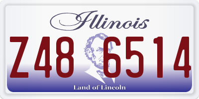 IL license plate Z486514