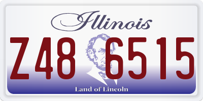 IL license plate Z486515