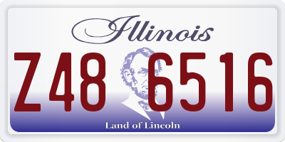 IL license plate Z486516