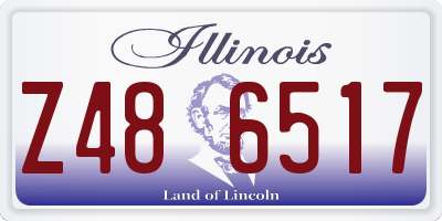 IL license plate Z486517