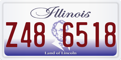 IL license plate Z486518