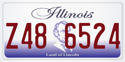 IL license plate Z486524