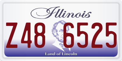 IL license plate Z486525