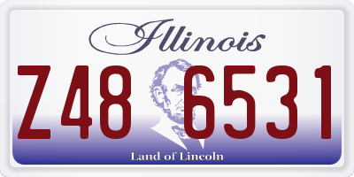 IL license plate Z486531