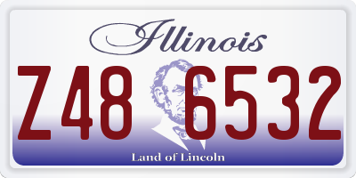 IL license plate Z486532
