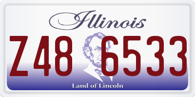 IL license plate Z486533