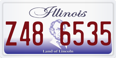 IL license plate Z486535