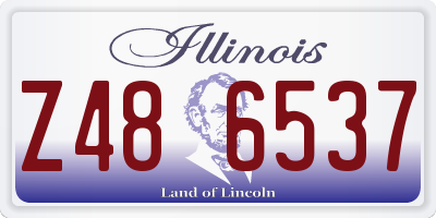 IL license plate Z486537