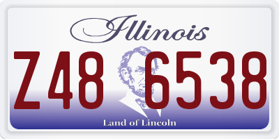IL license plate Z486538