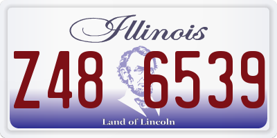 IL license plate Z486539