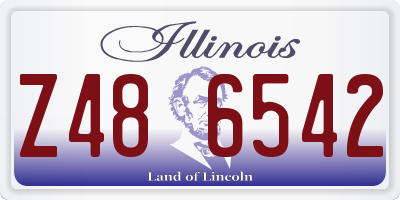 IL license plate Z486542