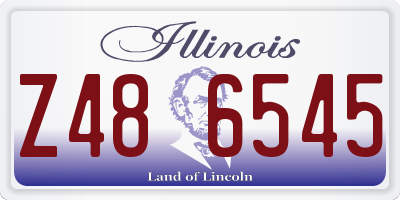 IL license plate Z486545