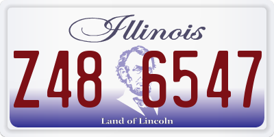 IL license plate Z486547