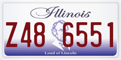 IL license plate Z486551