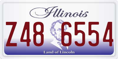 IL license plate Z486554