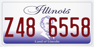IL license plate Z486558