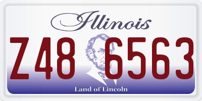 IL license plate Z486563