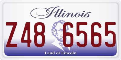 IL license plate Z486565