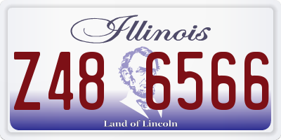 IL license plate Z486566