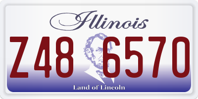 IL license plate Z486570