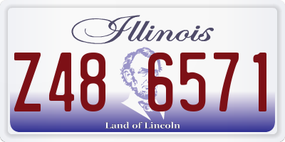 IL license plate Z486571