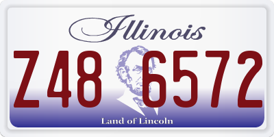 IL license plate Z486572