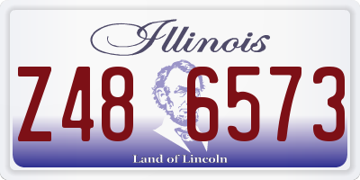 IL license plate Z486573