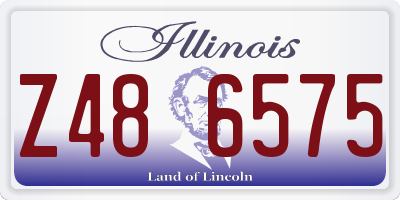IL license plate Z486575