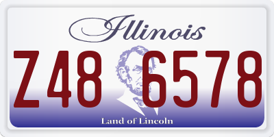 IL license plate Z486578