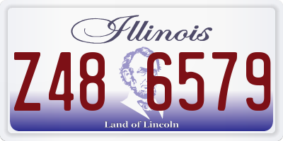 IL license plate Z486579