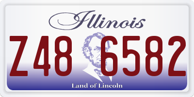 IL license plate Z486582
