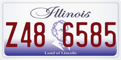 IL license plate Z486585