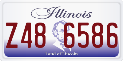 IL license plate Z486586
