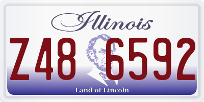 IL license plate Z486592