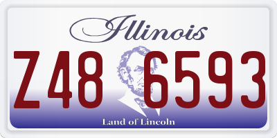 IL license plate Z486593
