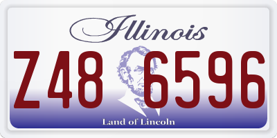 IL license plate Z486596