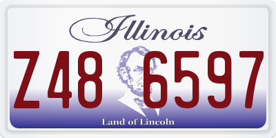 IL license plate Z486597