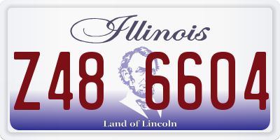 IL license plate Z486604