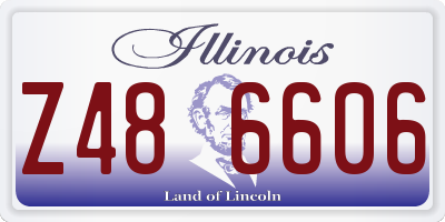 IL license plate Z486606