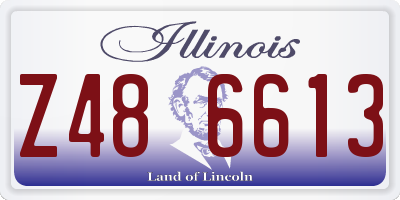 IL license plate Z486613