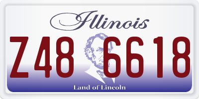 IL license plate Z486618