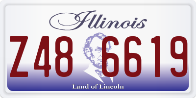 IL license plate Z486619