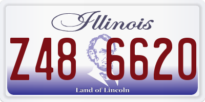 IL license plate Z486620