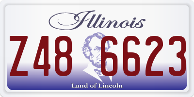 IL license plate Z486623