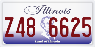 IL license plate Z486625